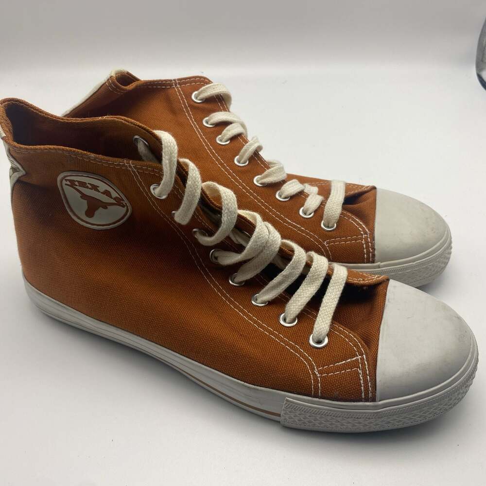Texas Longhorns High-Top Canvas Sneakers